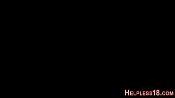 Helpless Teenager Toying