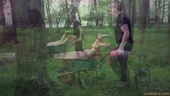 Busty Young Slave Punished And Used For Sucking Cock