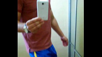 Really Horny In My Blue Nylon Shorts