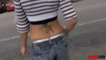 Blonde Teen Picked Up In The Street And Fucked In The Ass At The Beach