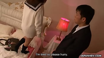 Cute And Caring Teen Getting Face Spunked