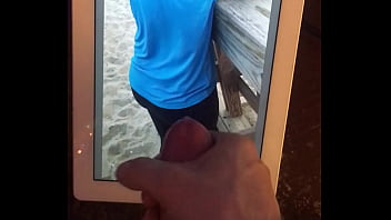 Young Dude Blows Load Over Hot Older Woman