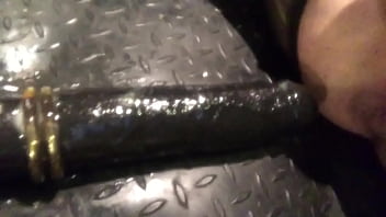 Me In Full Rubber Taking 12_ Deep From My Fucking Machine