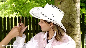 Beautiful Brunettes Zoe And Devin From Sapphic Erotica Have Lesbian Fun Outdoors