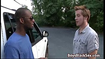 Blacksonboys -gay Interracial Bareback Fuck Scene 21
