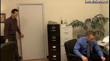 Two Gays Coworkers Having Anal At The Office