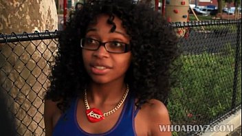 Whoaboyz - Black Teen Girl Playing With A Big Black Dick After Game