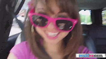 Gf Riley Becomes Horny During A Car Trip