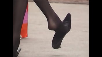 Shoe Dangling Outside