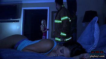 Firefighter Fulfills Brunettes Fantasy After The Rescue