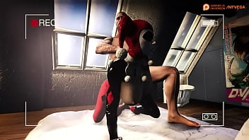 Harley Quinn Doggie Style