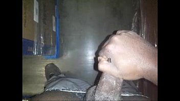 First Time Jerking Off My Black Dick And Cuming At Work-black