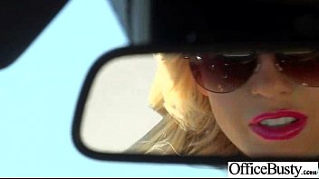 Round Big Boobs Girl (kagney Linn Karter) Hardcore Style Nailed In Office Clip-16