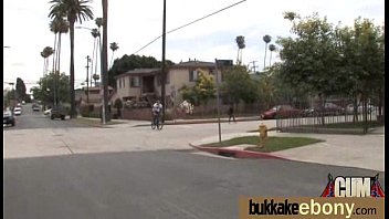 Huge Cocks Cover Their Black Face In Cum 3 - interracial, blowjob, group, cocks, gangbang, oral, bukkake - Video 5070554