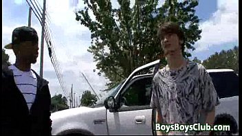 Tattooed White Thug Sucking Black Cocks For Cash 10