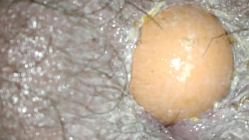 Ass Stretching With Egg