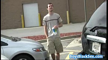 Muscular Blacg Gay Dude Fuck White Twink With His Bbc 05