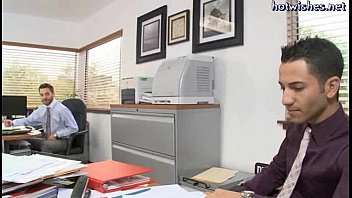 Two Gays Licking Their Assholes In The Office