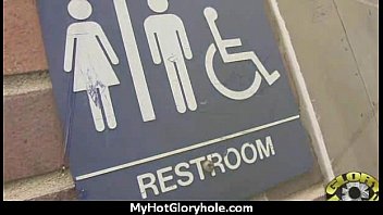 Gloryhole Suck Action 12 - sucking, interracial, blowjob, ebony, oral, gloryhole - Video 5044799