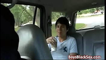 Blacks On Boys - Hardcore Gay Interracial Gay Fucking Video 17