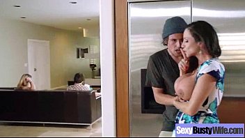 Hard Action Sex Tape With Superb Big Tits Housewife (ariella Ferrera) Vid-05