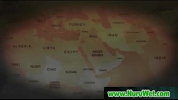 Japanese Nuru Massage And Sexual Tension On Air Matress 04