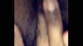 Latin Teen Rubbs Her Pussy