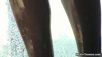 Horny Brunette Slut In The Shower, - hardcore, lesbians, babe, outdoor, brunette, lingerie, shower, bath, glamour, myvivthomas - Video 6370060