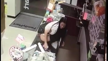 Girl Pissing In Mart And Drinking Her Urine