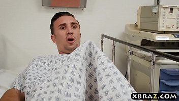 Curvy Nurse Teases Her Big Dick Patient Until He Fucks Her