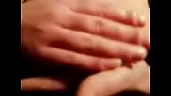 Girl Playing With Her Big Tits And Huge Nipples .