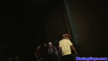 Students Jerking Cock For Fraternity