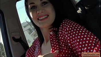 Pretty Hitchhiker Banged By Stranger Guy In Countryside