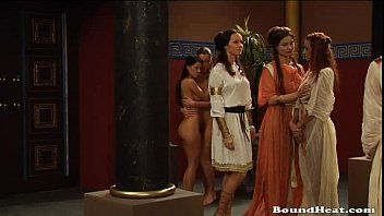 Mistress Orders Big Orgy For Lesbian Girls