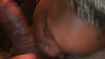 Young Ebony Bbw Deep Throat _ T.o.p (tongue On Penis)