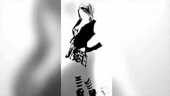 Misses Robutt Tease Tight Punk Plaid Dress Dance