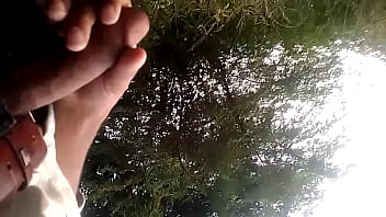 Musterbating On Railway Track