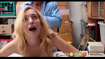 Teenshoplifter - Skinny Blonde Teen Caught Shoplifting Then Fucked - Zoe Parker, Ryan Mclane