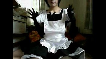 Teen Asian Crossdresser Cums With Vibrator