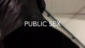 Amature Bareback Fuck In Public Library Parking Lot