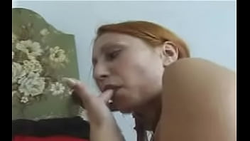 Object Insertion - Pretty Redhead Inserts Yellow Plums ~25b