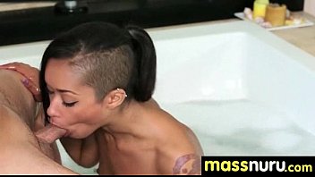 Nuru Massage Ends With A Hot Shower Fuck 21 - hardcore, massage, masseuse, nuru, nurugel - Video 4964254