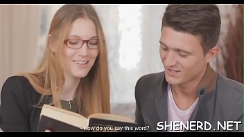 Boy Scores A Nerdy Legal Age Teenager