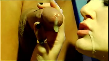 Sasha Grey Swallows Cum (tounge Out)