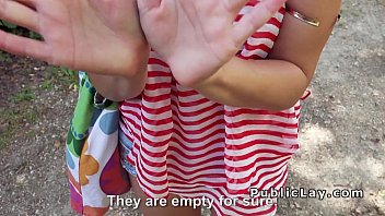 Dude Bangs Babe In Public Till Cumshot