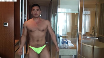 Asian Male Model Masturbating - Tony