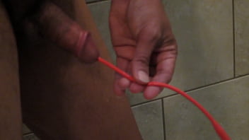 Insertion Of Hose Into My Pee-hole.
