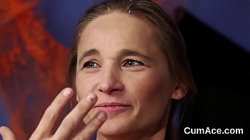 Foxy Doll Gets Cumshot On Her Face Gulping All The Jizz