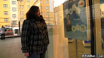 Chubby Lady Is Picked Up And Doggystyled