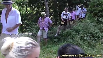 German Deepthroat Fuck Orgy